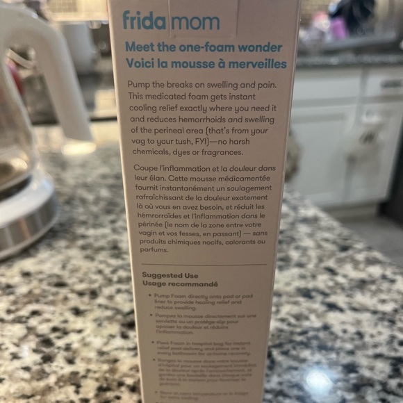 Frida mom perineal healing foam. New in box. - Picture 3 of 4